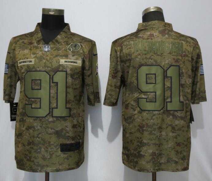 Nike Redskins 91 Ryan Kerrigan Camo Salute To Service Limited Jerseys,We sell and wholesale Nike Redskins 91 Ryan Kerrigan Camo Salute To Service Limited Jerseys on line form chian!